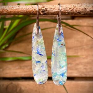 Naušnice Ljubičasti Jaspis