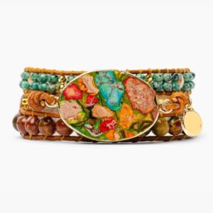 Narukvica Mozaik Jaspis – Prilagodljivost