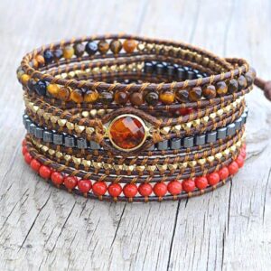 Narukvica Crveni Jaspis – Nesebična Snaga