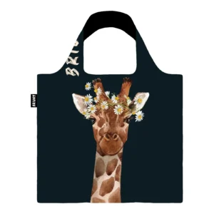 Giraffe Face Shopping Bag