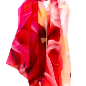 Svileni šal Red Rose