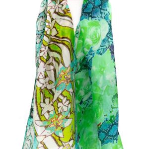 Svileni šal Green Chain