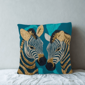 Vintage jastučnica s motivom Zebre