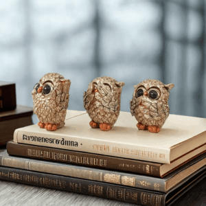 Šarmantne sovice set od 3 figurice