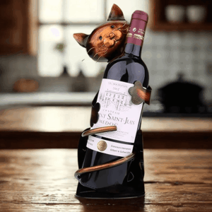 Moderni stalak za vino - mačka
