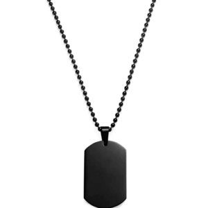 Black Dog Tag Muška ogrlica