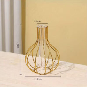 Vaza u obliku tikvice – zlatna boja